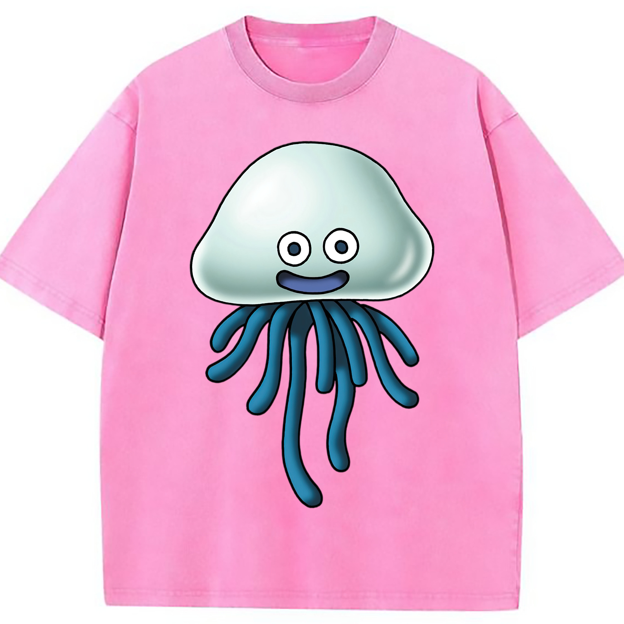 （画像用） ドラゴンクエスト Doragon Kuesuto Dragon Quest 綿100% ヴィンテージ風 半袖Tシャツ（フロントプリント）